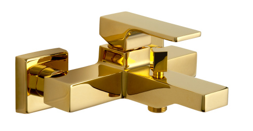 Смеситель для ванны Remer Absolute AU05DO, золото глянцевое