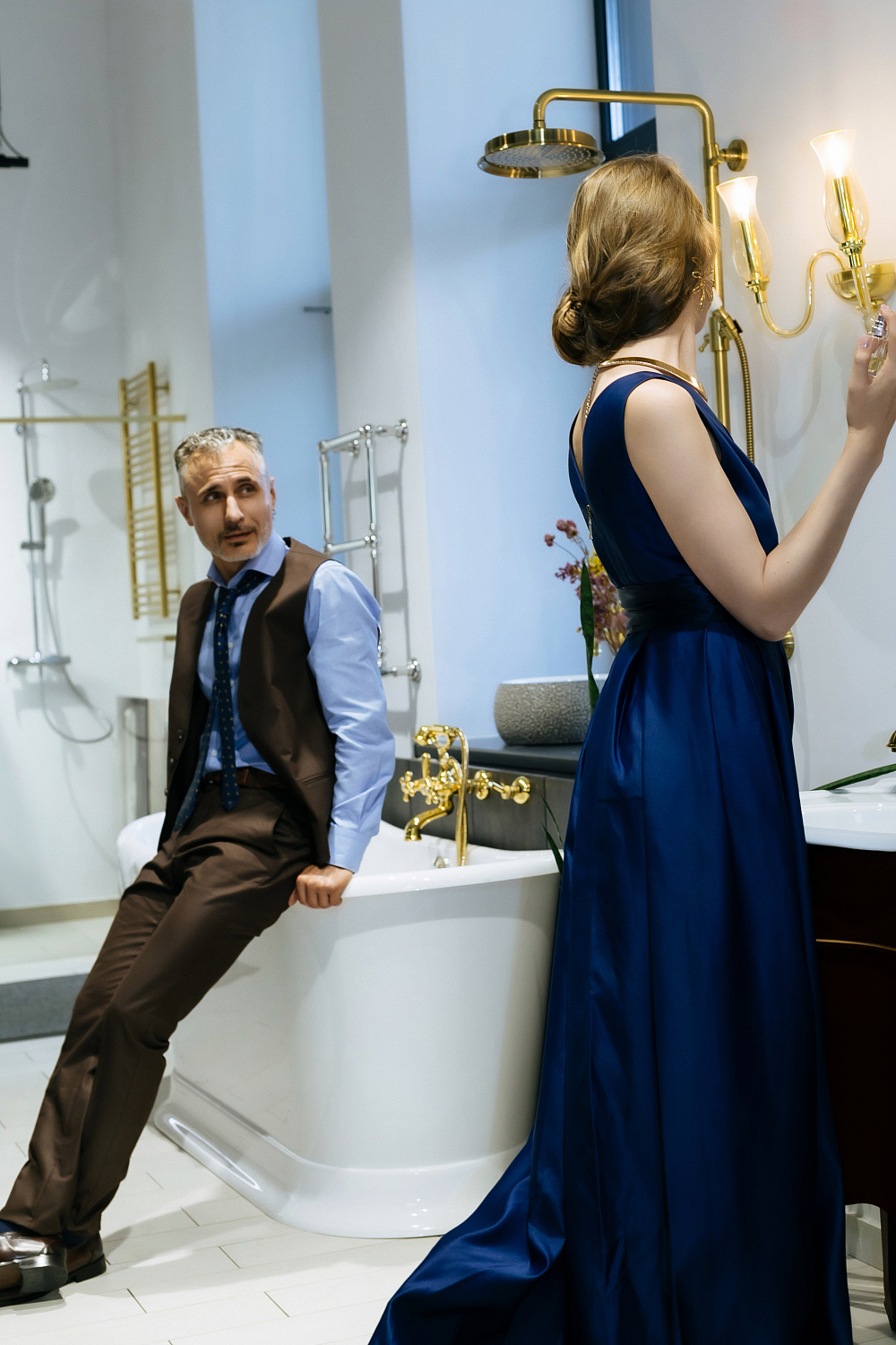 Съемка лица бренда Keramalux Premium.