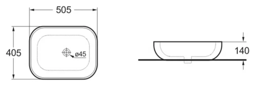 Умывальник Vincea VBS-101MC