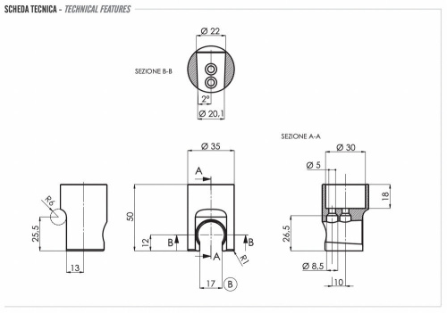 Держатель ручного душа Remer 339SOM