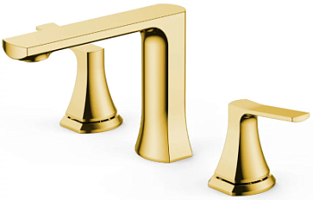 Смеситель для раковины Nemo Prima NM-1315-BG brush gold