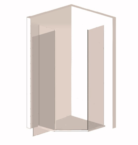 Душевой уголок Vincea Stresa VSP-1S900CLB