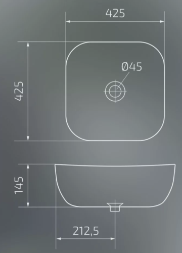 Умывальник Gid Nc360
