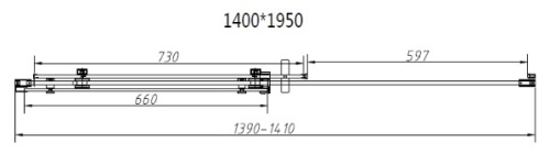 Душевой уголок Vincea Como-N VSR-4CN1014CGB