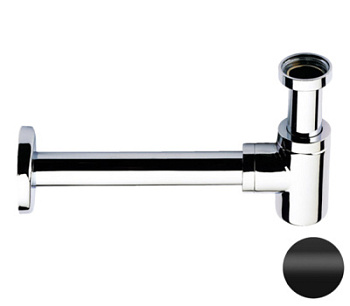 Сифон 1”1/4 Remer 958BNO, черный матовый