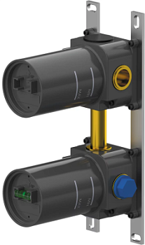 Скрытая часть вертикальная на 2 выхода Remer WBOX92