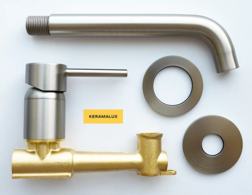 Смеситель для умывальника Vivi Felice 0635 Nichel