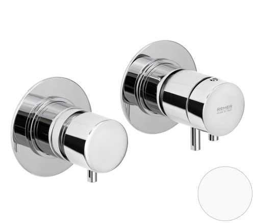 Смеситель для душа Remer X Style XT96BO, белый матовый