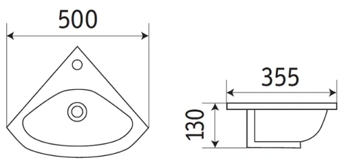 Умывальник CeramaLux 78378