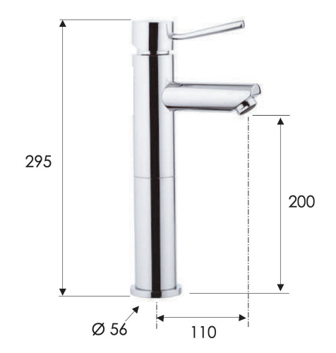Смеситель для раковины Remer Minimal N11L