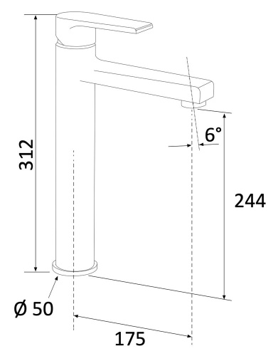 Смеситель для раковины Mariani Artic A14398AT12
