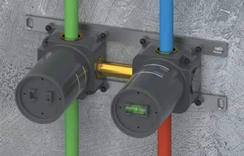 Скрытая часть горизонтальная на 2 выхода Remer WBOX92Z