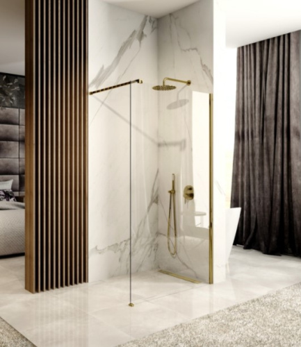 Душевая стенка Rea Aero Gold 110x195 K8441