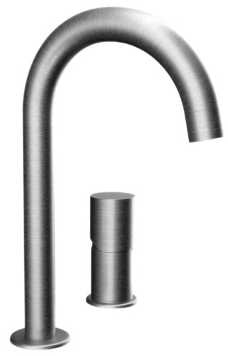 Смеситель для раковины Remer Edge EG557NP, никель брашированный