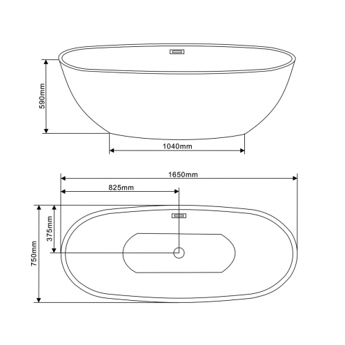 Ванна акриловая Vincea VBT-509