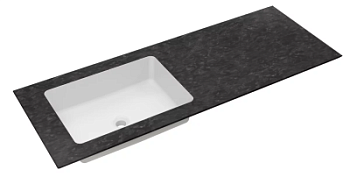 Столешница с интегрированной раковиной Vincea VWTB-4LX140VB-L