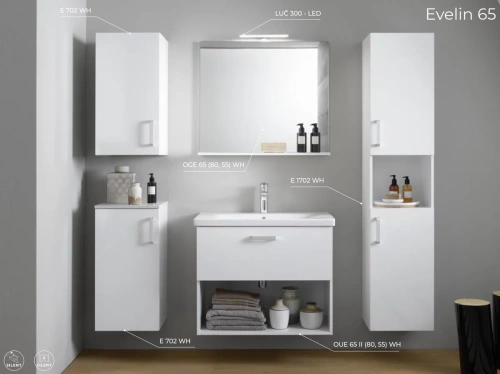 Пенал подвесной Kolpa-san Evelin E 702 37 White matt 574030