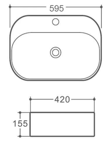 Умывальник Vincea VBS-306