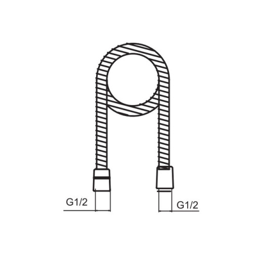 Шланг душевой Caprigo 1,5м  99-515-CRM