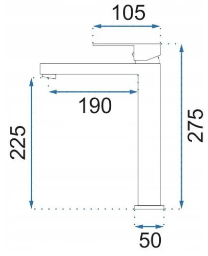 Смеситель для умывальника Rea Fenix Chrome B9851