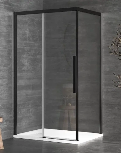 Душевой уголок Kolpa-San Libra DW 100X90-L black transparent 518410