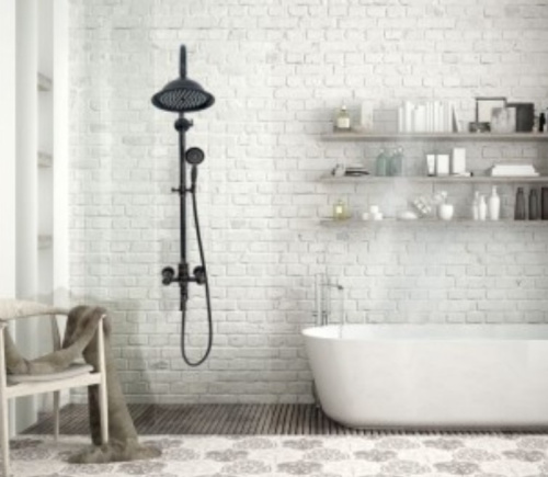 Душевая система Rea Vintage Old Black P2367