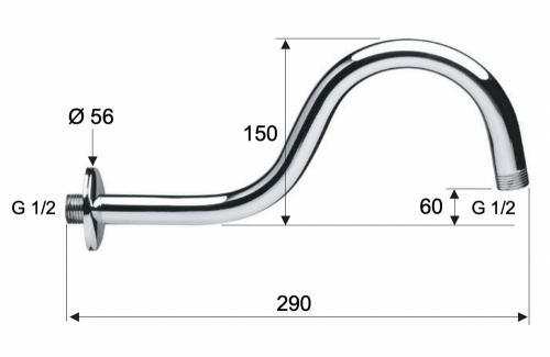 Кронштейн 29 см Remer 342S
