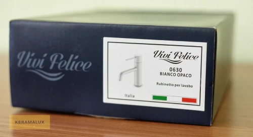 Смеситель для умывальника Vivi Felice 0630 bianco opaco