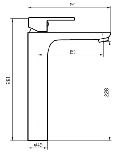 Смеситель для раковины Ahti Satakunta SK202001