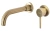 Смеситель для умывальника Rea Lungo long gold matt B4109