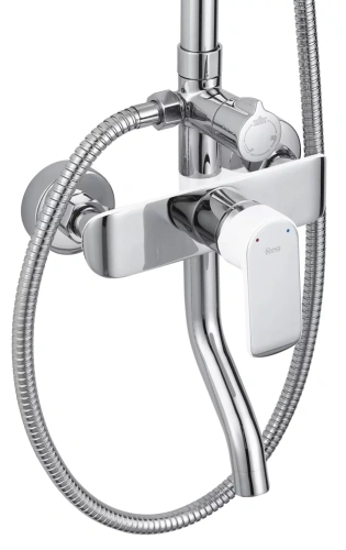 Душевая система Rea Bloom chrom white P9527