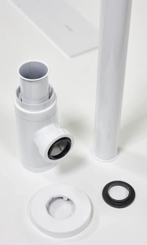 Сифон для умывальника CeramaLux белый глянцевый GWBC-036