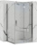 Душевая стенка Rea Molier Chrome 80 K8534
