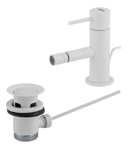 Смеситель для биде Remer X Style X20BO, белый матовый