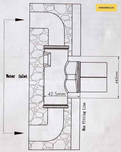 Гигиенический душ CeramaLux KRS/003 розовое золото