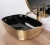 Умывальник Rea Belinda gold brush black U8780