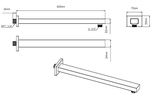 Душевая система Vincea VSFW-321MT1GM