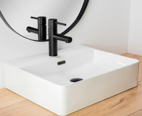 Смеситель для умывальника Rea Tess Black matt B8881