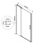 Душевая дверь Vincea Extra VDP-1E1112CLB Душевая дверь Vincea Extra VDP-1E1112CLB