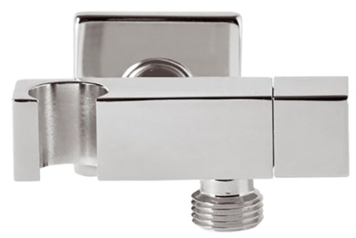 Держатель ручного душа с подключением и запорным вентелем Remer 336S