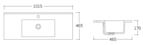 Раковина Vincea VBS-13100MB