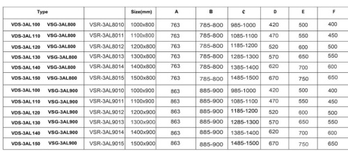 Душевой уголок Vincea Alpha VSR-3AL9015CLG