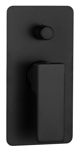 Смеситель для душа Remer Absolute AU09KBNO, чёрный матовый