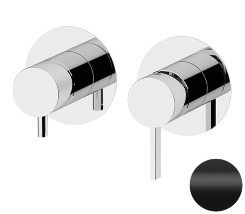 Смеситель для душа Remer Metrica MC92ZPNO, черный матовый