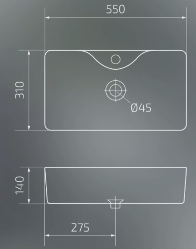 Умывальник Gid N9092