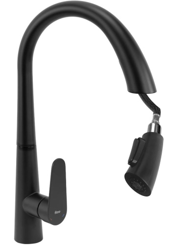 Смеситель для мойки Rea Ross black B5313