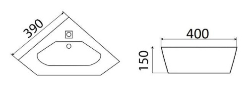 Умывальник CeramaLux 7012J