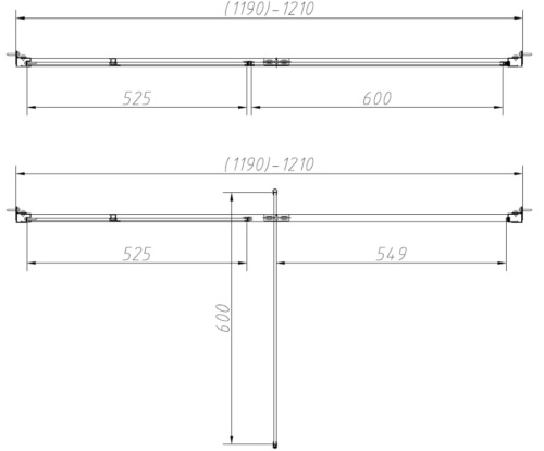 Душевой уголок Vincea Slim-N VSR-4SNP9012CL