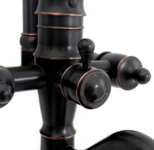 Душевая система Rea Vintage Old Black P2367