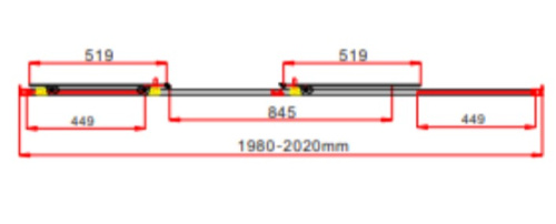 Душевая дверь Vincea Garda VDS-1G2200CH